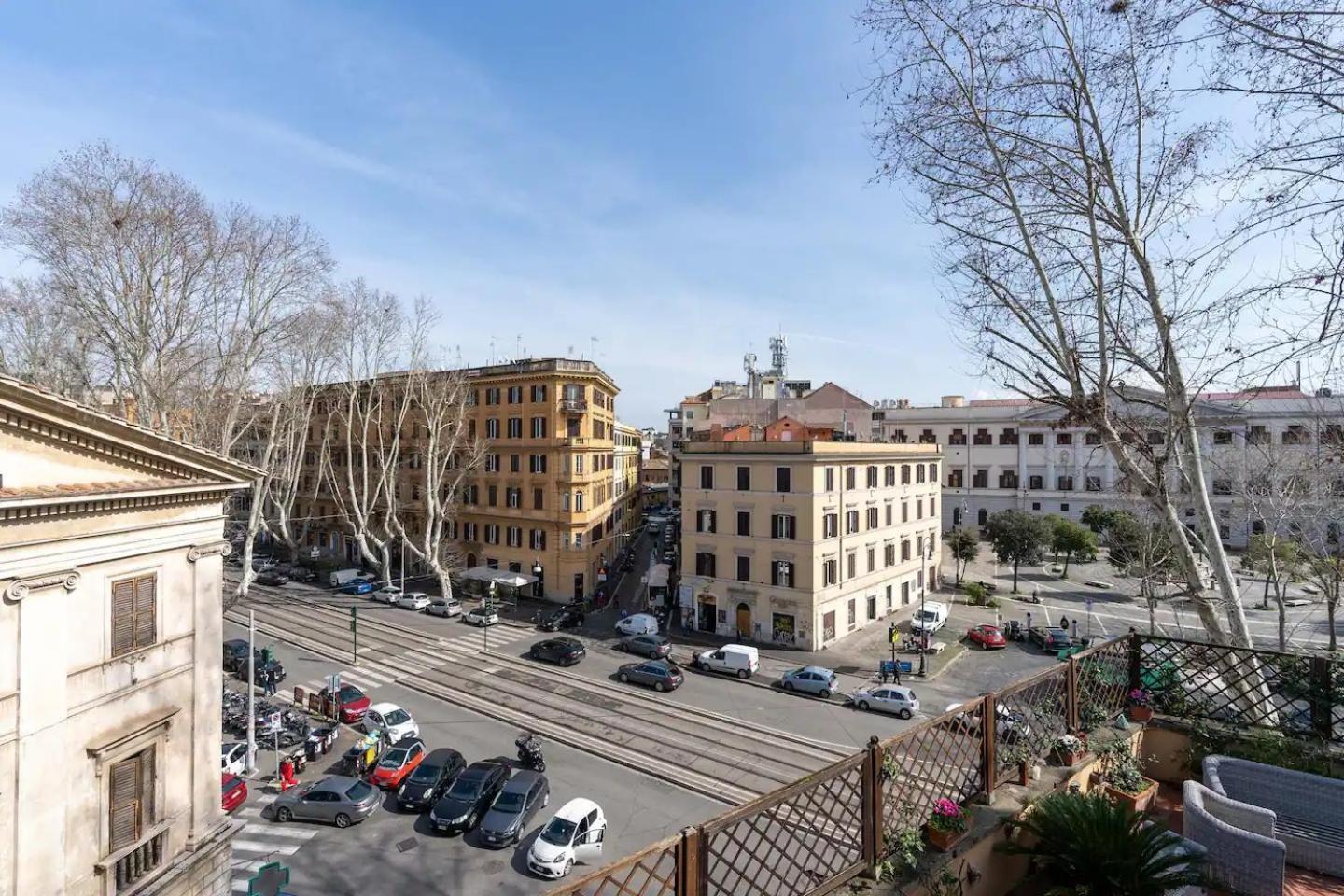 15 Min From Piazza Venezia Skyline Sanctuary In Trastevere Eksteriør bilde